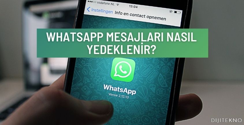 whatsapp mesajlari nasil yedeklenir