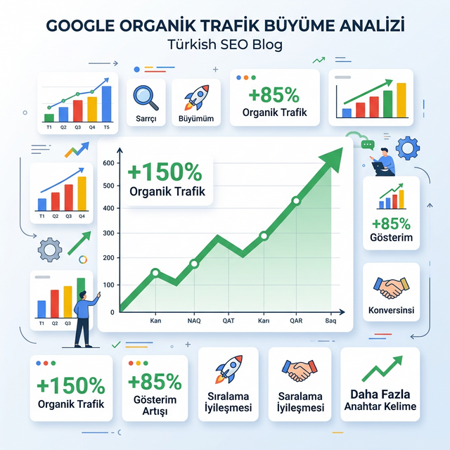 Google sıralamada trafik yükselişi